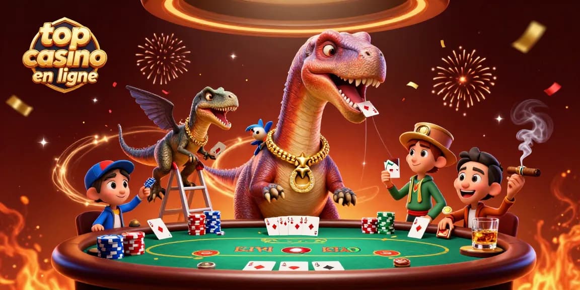 Profitez des jeux d'argent dans le meilleur casino en ligne avec notre illustration captivante.