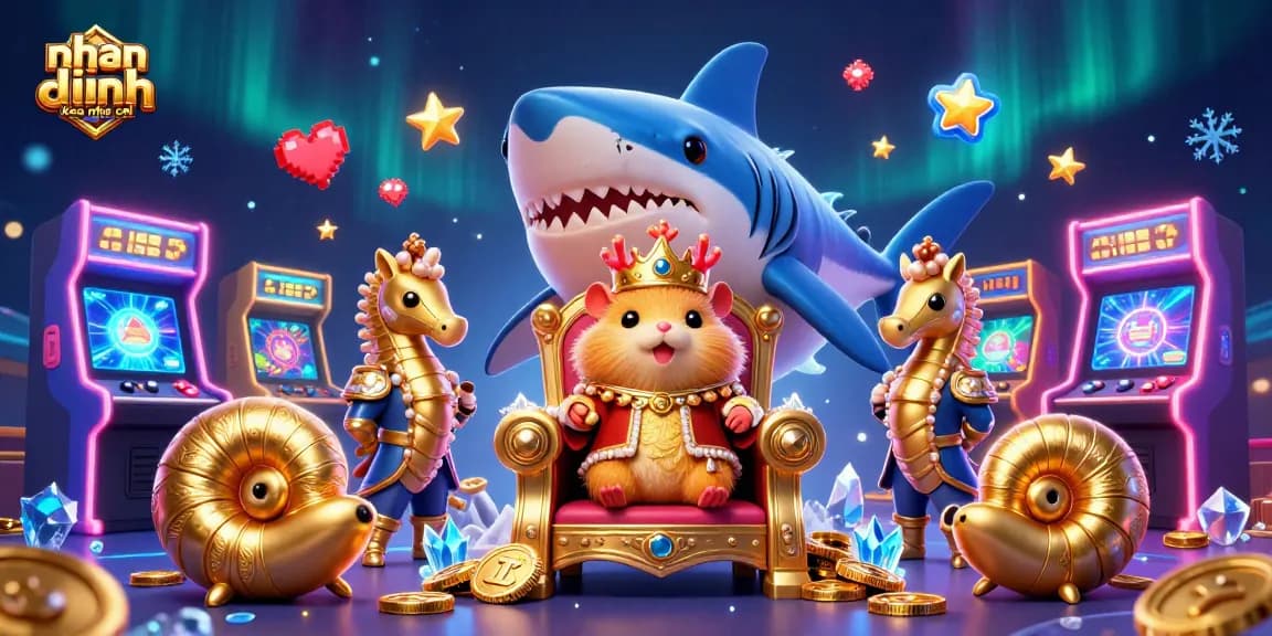 Engage with nhan dinh keo nha cai through this vibrant, detailed scene of a casino gaming adventure.