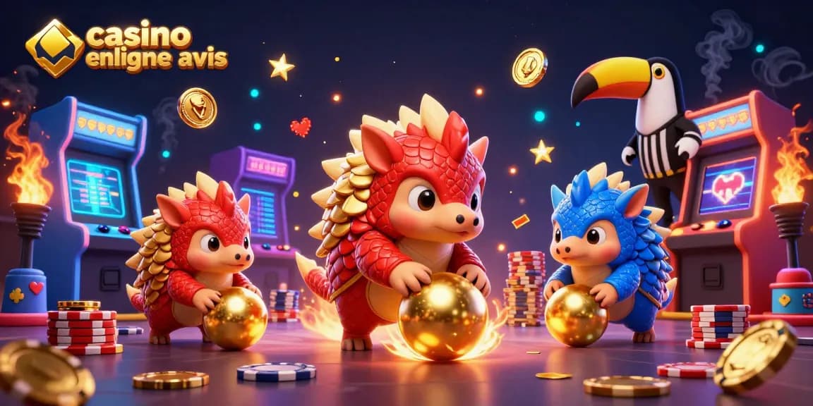 Les pangolins en compétition dans un casino en ligne, un aperçu captivant des jeux.