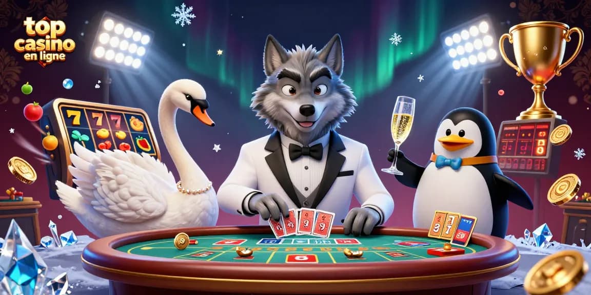 Jouez au top casino en ligne avec une ambiance dynamique et élégante, machines à sous vibrantes et personnages fascinants