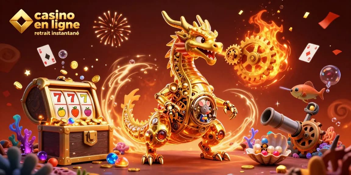 Découvrez les jeux sur le casino en ligne retrait instantané avec un dragon doré et des trésors explosifs.