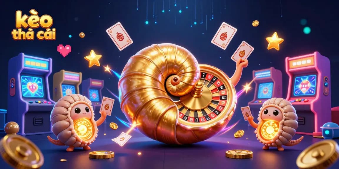 Engage with kèo nhà cái strategies amidst a vibrant casino gaming scene featuring dynamic characters.
