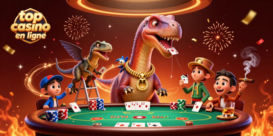 Profitez des jeux d'argent dans le meilleur casino en ligne avec notre illustration captivante.