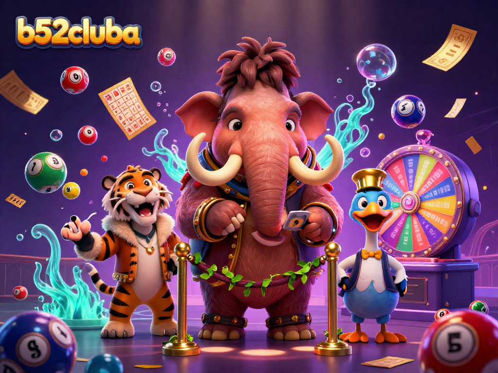 Experience the vibrant lottery excitement at b52cluba with dynamic games and colorful elements.