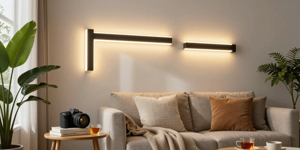 Aplica LED moderne în living, iluminând eficient spațiul și creând o atmosferă primitoare.
