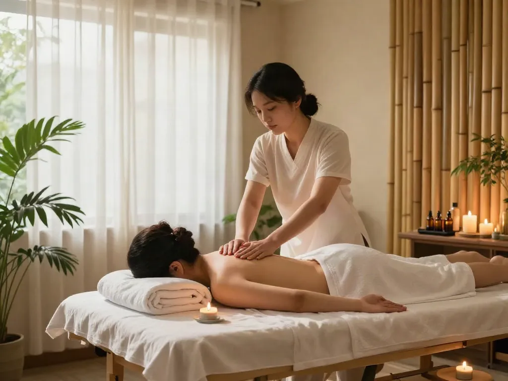 다낭 밤문화에서 경험하는 스파 트리트먼트, 마사지 치료로 휴식과 재충전을 추구합니다.