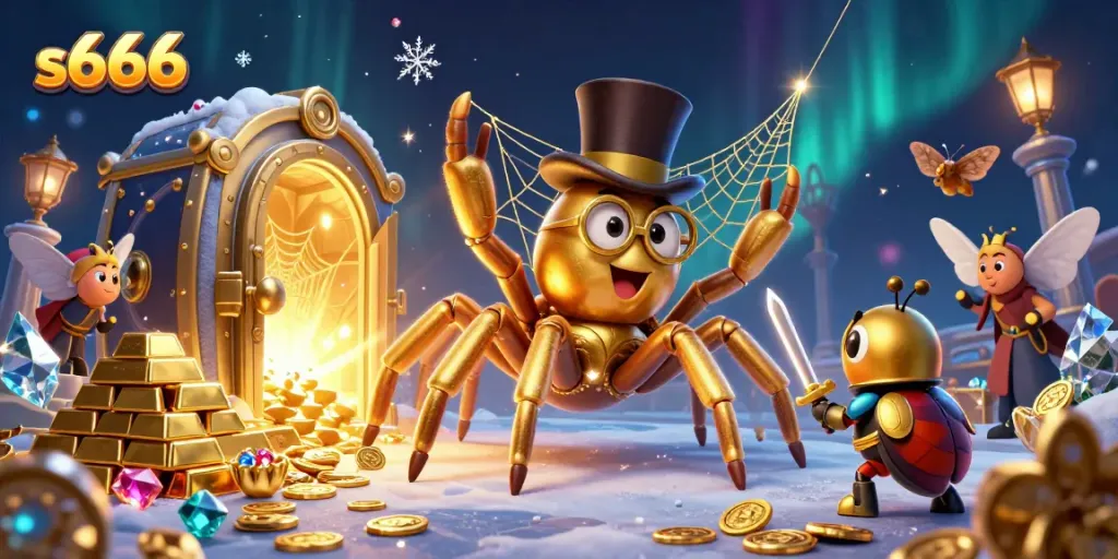 S666 engages players in a dazzling casino world with enchanting characters and treasures.