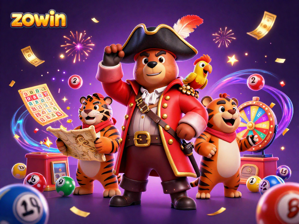 Zowin engages players with a vibrant pirate-themed casino adventure showcasing explosive jackpots and exciting games.