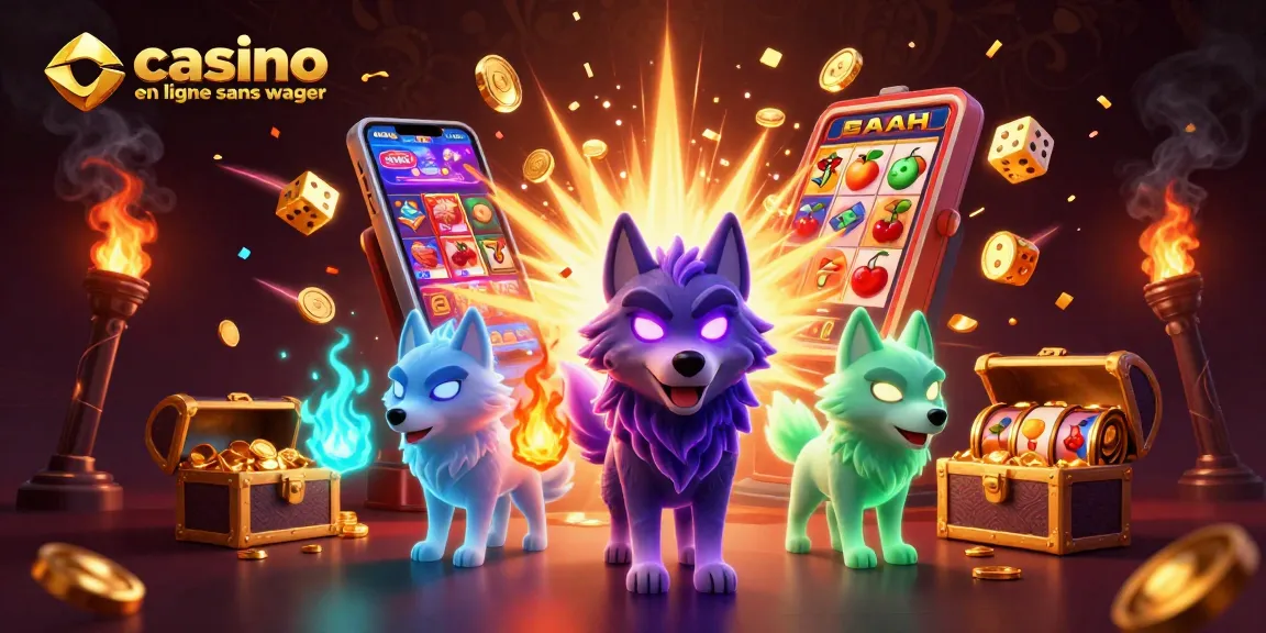 Casino en ligne sans wager : Découvrez un leader dynamique de la meute de loups dans une salle de jeux virtuelle.