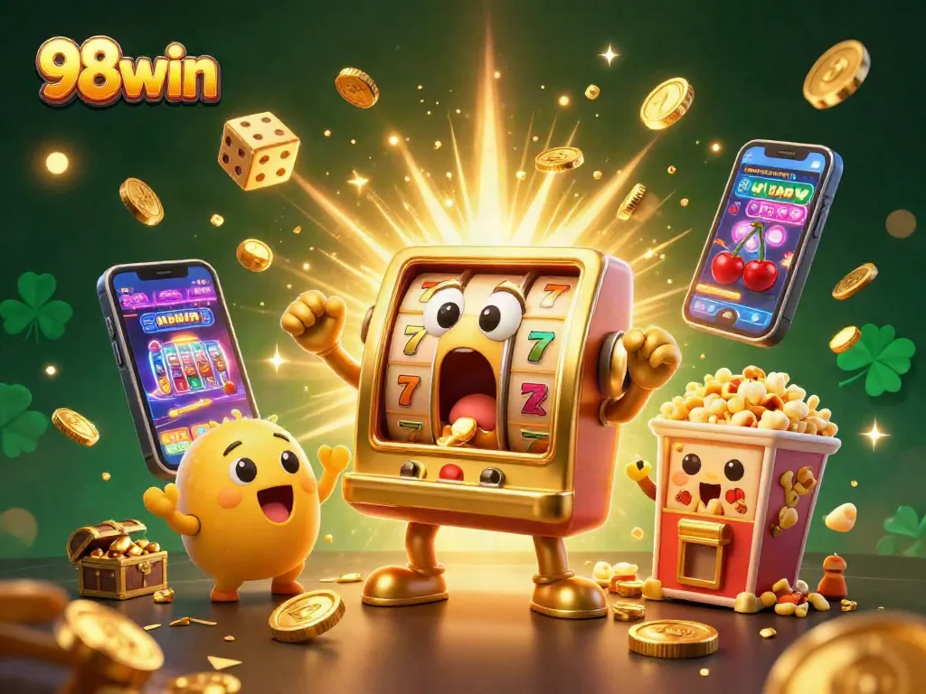 Experience sizzling wins with 98win's enchanting slot machines and vibrant casino atmosphere.