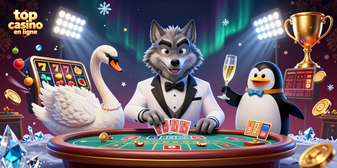 Jouez au top casino en ligne avec une ambiance dynamique et élégante, machines à sous vibrantes et personnages fascinants