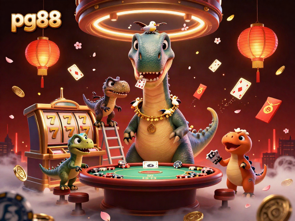 Experience winning strategies at pg88's unique casino with fun characters and vibrant game elements.