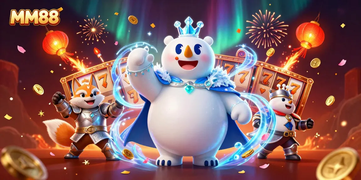 Join the adventure at MM88 with a magical 3D casino experience featuring ice king and snow fox.