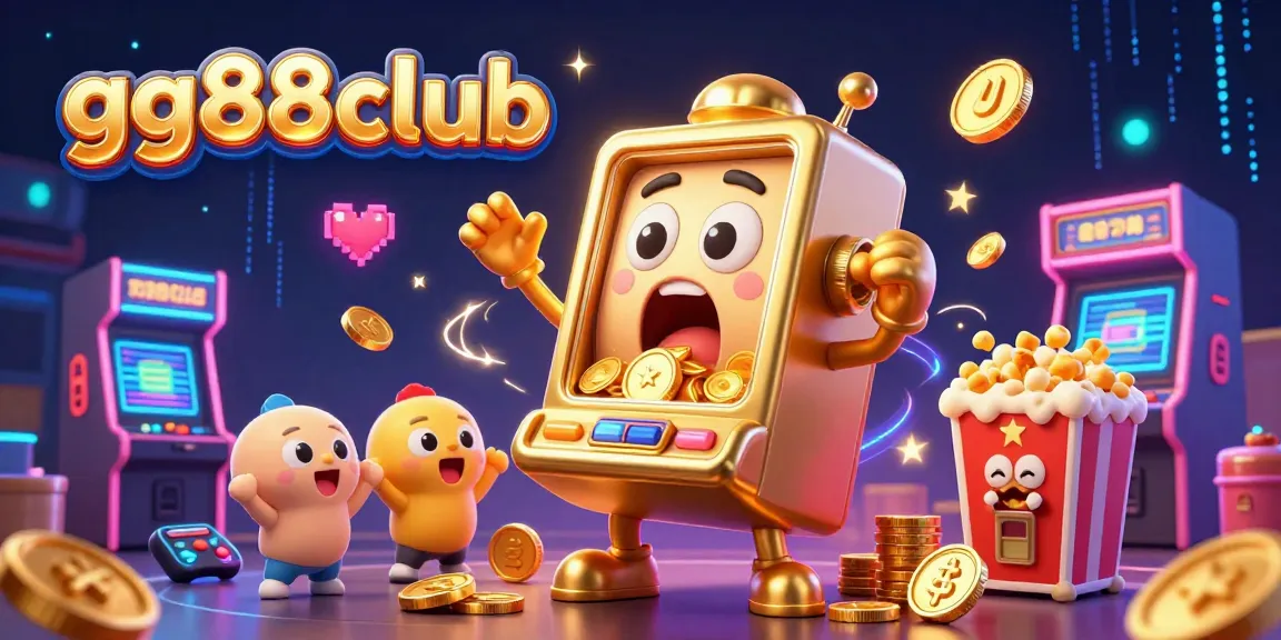 Experience thrilling gameplay at gg88club with cheerful slot machines celebrating bonuses.