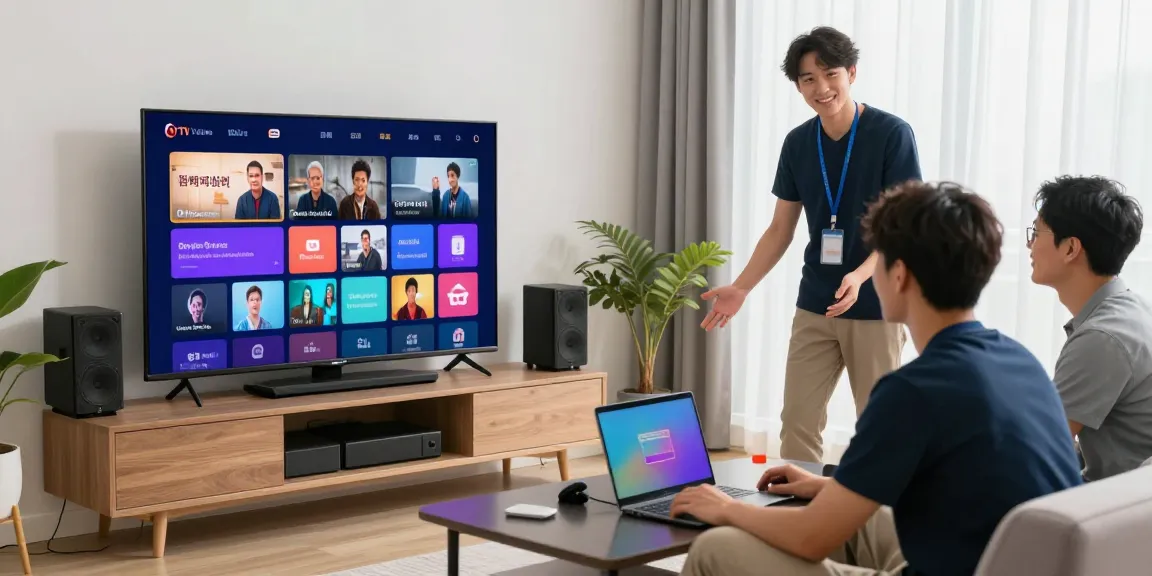 The best IPTV services offered by a local trusted provider setting up systems for community members.