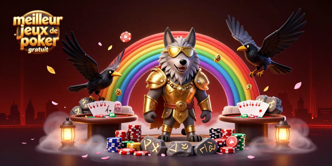 Participez à l'action avec le meilleur jeux de poker gratuit, explorez des tables de poker virtuelles et des jetons scintillants.