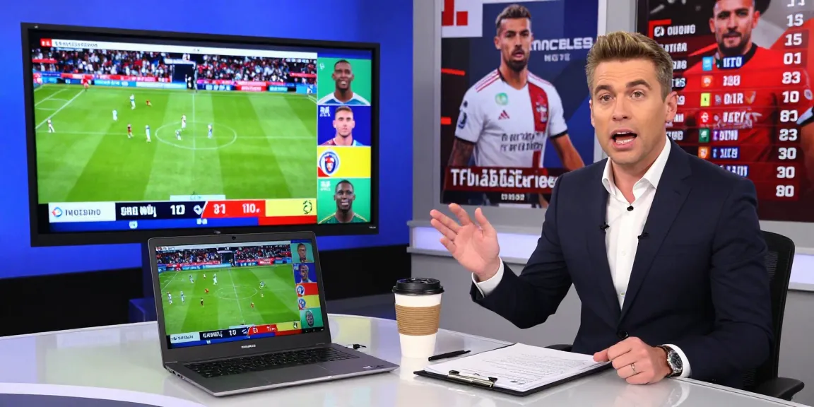 Live sports broadcast showcasing kora live highlights and analysis of major football matches.