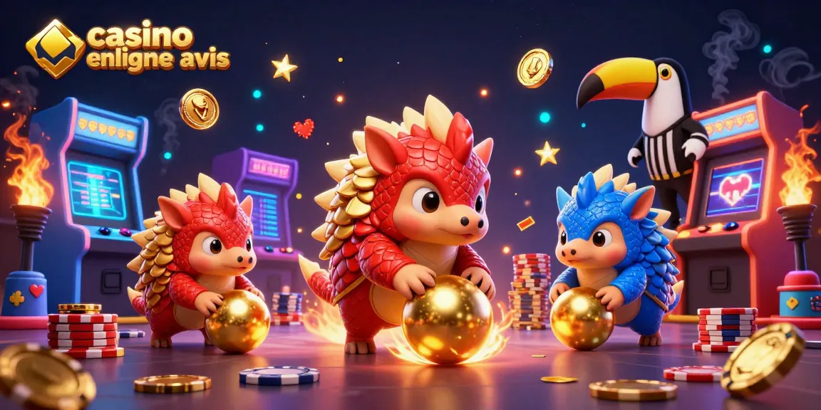 Les pangolins en compétition dans un casino en ligne, un aperçu captivant des jeux.