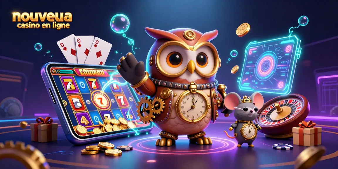 Plongez dans l'univers du nouveau casino en ligne avec des éléments de jeu captivants et un design lumineux.