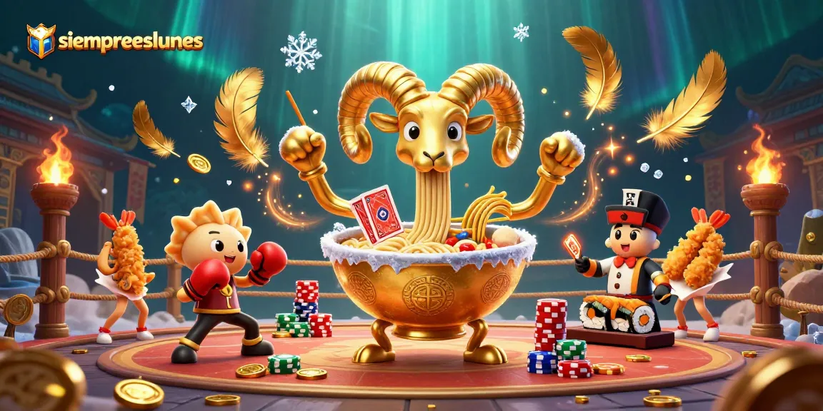 Engage in thrilling gameplay at siempreeslunes with a vibrant casino-themed illustration showcasing fun characters.