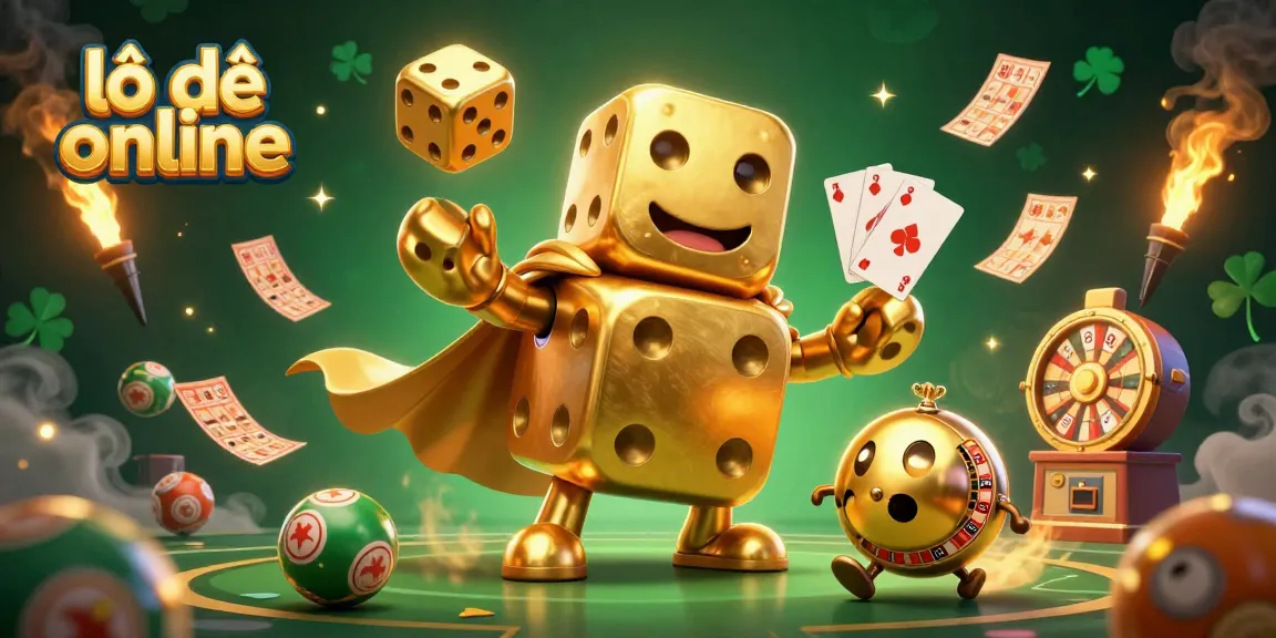 Play lô đề online with exciting lottery elements and dynamic golden dice characters in action!
