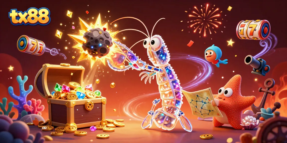 Play slots at tx88 with a vibrant cosmic scene of treasure and celebrations.
